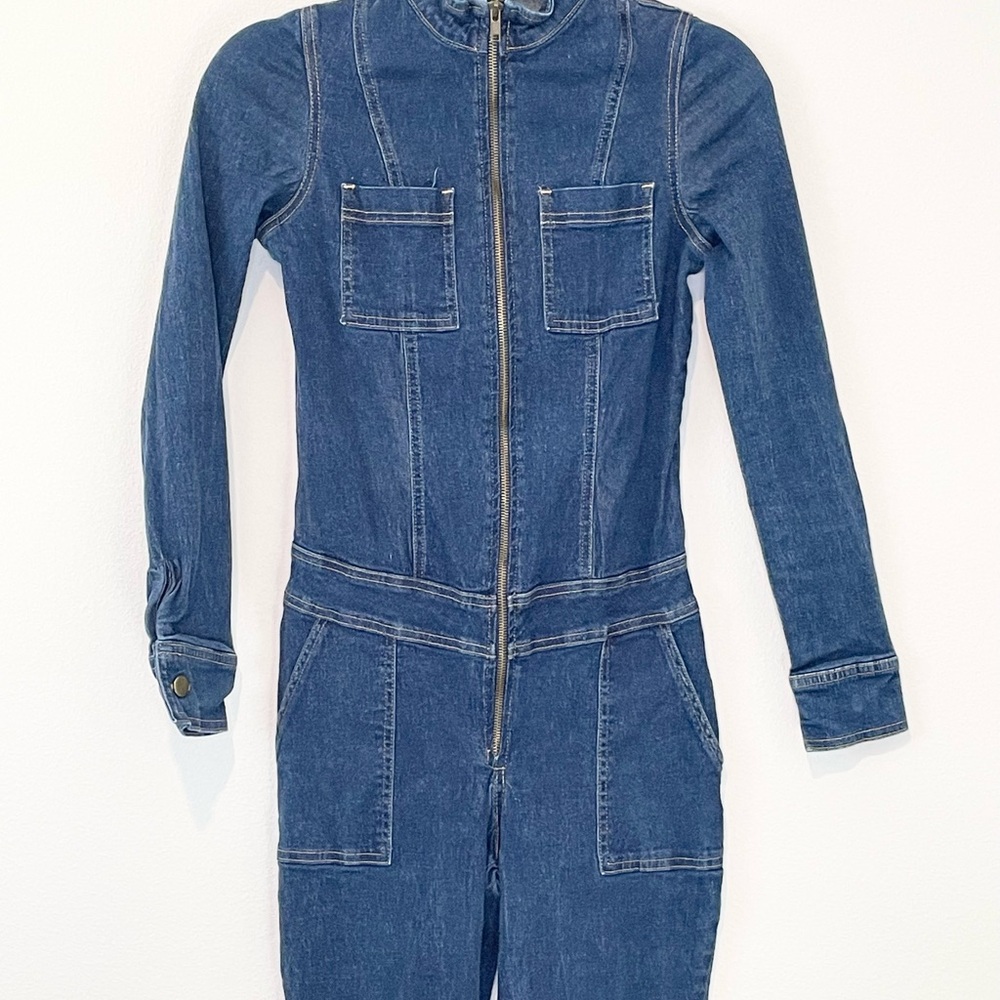 Blue Asphalt Denim Y2K Jumpsuit size S